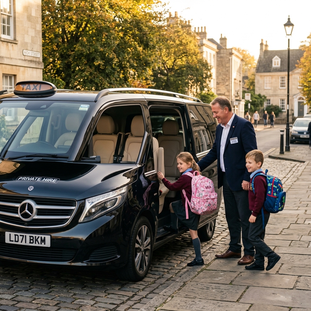 Safe school run transportation service